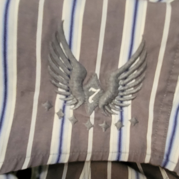 7 Diamonds Long Sleeve Button Up Shirt - Picture 4 of 5